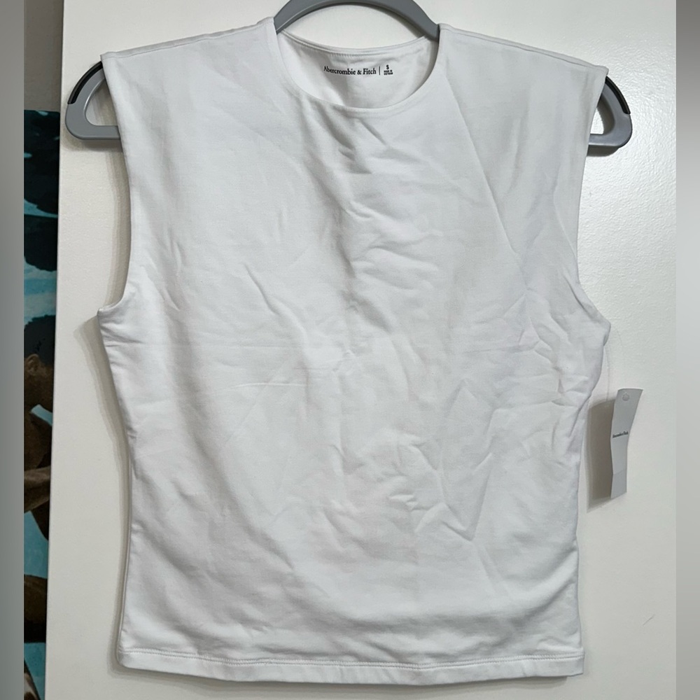 Abercrombie & Fitch White Tank Top NWT